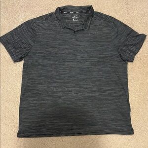 Men's Nike Golf Black Striped Shirt